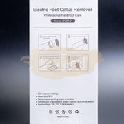 Electric Foot File Callus Remover 600 RPM with 60 Sanding Paper Disc