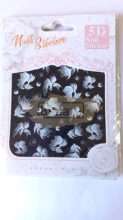 5D Embossed Nail Art Stickers - JP 1032
