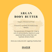 Inatur Body Butter 100g - Argan - For (Extremely) Dry skin
