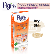 AGISS Wax Strips Kit 41 pcs (Body, Underarm, Face & Cleansing Wipes)
