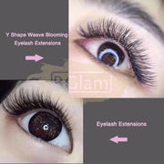 EMEDA Eyelash Extension | YY | 0.07 C Curl | Mixed 8-14mm