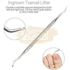 Stainless Steel Ingrown Toenail Lifter & Cleaner Nail Care Tool 16cm