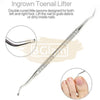 Stainless Steel Ingrown Toenail Lifter & Cleaner Nail Care Tool 12.8cm