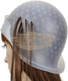Re-Usable Silicone Hair Coloring Highlighting Dye Cap - White