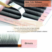 NAGARAKU Faux Mink Eyelash Extensions - Meshy Y-Shape Eyelash 0.05 Mixed Length 8-15mm