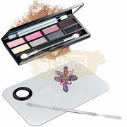 Professional Stainless Steel Cosmetic Palette with Spatula M-505