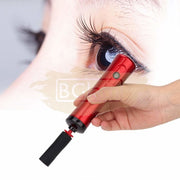 Makeup Brush Cleaner Set & Liquid Mixer (Eyelash Glue/Nail Polish) - Red/Black