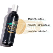mCaffeine Hair-Fall Control Coffee Conditioner 250 ml | With Pro-vitamin B5 and Argan Oil | Strengthens and Nourishes Hair Shafts | Sulphate and Silicone Free