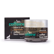 mCaffeine Exfoliating Espresso Coffee Face Pack 100 g | Face Mask with Natural AHA for All Skin Types | Removes Blackheads, Whiteheads & Dirt for a Glowing Skin | Women & Men