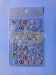 5D Embossed Nail Art Stickers - XF-5D006