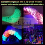 EMEDA Eyelash Extension | Neon Glow in the Dark | 0.07 D Curl | 14mm