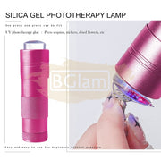 Portable UV Led Light Flashlight with Silicone Head (Battery not included)