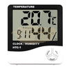 Digital LCD Indoor Thermometer Hygrometer (Humidity) Clock HTC-1