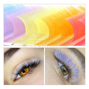 EMEDA Eyelash Extension | Pastel 5 Colors | 0.07 C Curl | 14mm