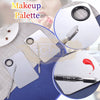 Professional Stainless Steel Cosmetic Palette with Spatula M-505