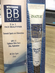 Inatur Face Cream - Whitening BB Cream - Lightens Skin Tone Spf-15