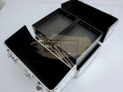 Holographic Makeup Cosmetic Organizer Box 30cm - Silver