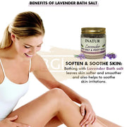 Inatur Bath Salt & Foot Soak 90g - Lavender
