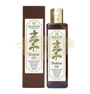 Inatur Brahmi Oil - Relaxes Mind & Body, Strengthens Hair Growth, Revitalizes Scalp