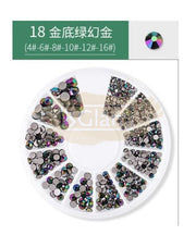 Flatback Nail Rhinestone Wheels - Available in 22 variants