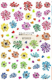 Eternal Flower Nail Stickers - Available in 14 designs