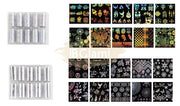 Nail Foil Transfer Set - Available in 2 designs (10 rolls/box)