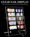 Clear Acrylic Nail Display (Display only)
