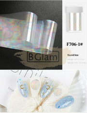 Bright Nail Foil Transfer  - Available in 8 designs