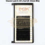 EMEDA Eyelash Extension | Classic | 0.10 L Curl | Mixed 8-15mm