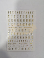 Nail Stickers Designer Collection D027 YSL
