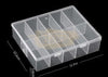 Nail Art Storage Box Clear | 10 Compartments