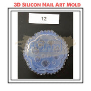 3D Carving Silicone Nail Mold Template - Available in 12 Designs