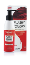 Neva Flashy Colors Semi Permanent Hair Color 100ml - Coral Red