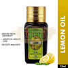 Inatur Essential Oil - Lemon - Relieves dandruff, Weight Loss, Boosts Immunity
