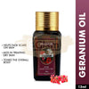Inatur Essential Oil - Geranium - Helps fade scars, trats dry skins, tones overall body