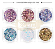 Fairy Eyes Nail Sequin Gel Colorful Available in 6 designs