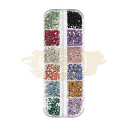 Diamond Glass Rhinestones Flatback Mixed Series - Available in 7 colors