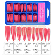 Full Cover Color Long Ballet Press On Nail 100 pieces/box