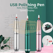 Portable USB LCD Nail Drill 30, 000 RPM UV-301 | Pink
