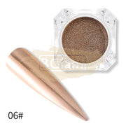 Golden Series Mirror Nail Powder with applicator - Available in 6 colors