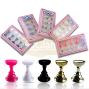 Nail Art Practice Display Stand with Magnetic Base