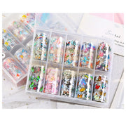 Fashion Design Nail Foil Transfer Set (10 rolls) - Available in 4 designs