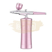 Multi-Purpose Rechargeable Handheld Single Action Airbrush Set - Pink