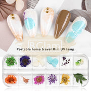 Dried Flowers Nail Deco Set Available in 9 designs