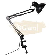 Flexible Swing Arm Clamp Mount Desk Lamp Round (bulb not included)