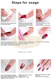 Press On Nails - Nail Tips Series F741-84