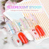 Fluorescent Nail Stickers - Available in 5 Colors