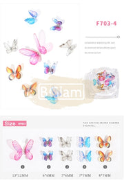 Acrylic Butterfly Nail Art - Available in 5 designs