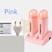 Double Roll-On Wax Heater - Pink