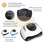 Sun X9 Max UV LED Nail Lamp 220W